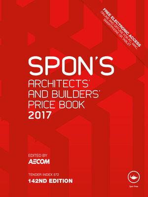 cover image of Spon's Architects' and Builders' Price Book 2017